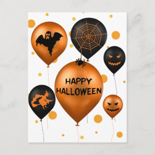 Cartes Pour Fêtes Annuelles Joyeux Ballons de la fête d'Halloween