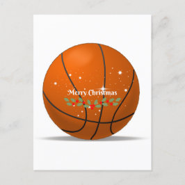 Cartes Pour Fêtes Annuelles Joyeux basket-ball de Noël