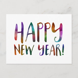 Cartes Pour Fêtes Annuelles joyeux bokeh nouvelle année