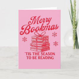 Cartes Pour Fêtes Annuelles Joyeux Bookmas, c'est la saison pour lire