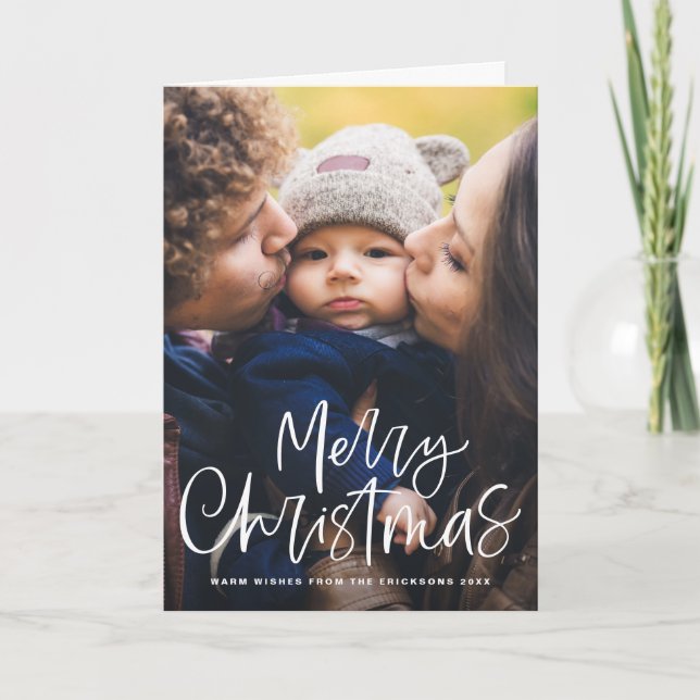 Cartes Pour Fêtes Annuelles Joyeux cadeau de Noël (Devant)