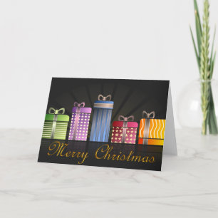 Cartes Pour Fêtes Annuelles Joyeux cadeaux de Noël