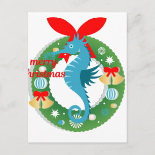 Cartes Pour Fêtes Annuelles joyeux cheval de noël