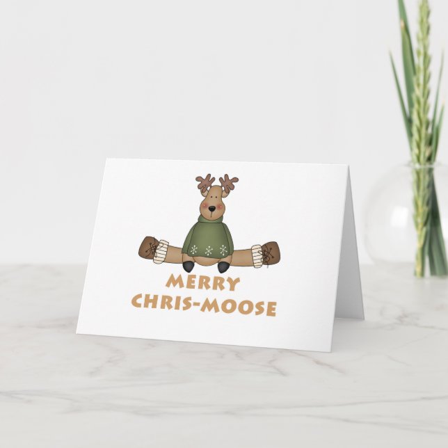 Cartes Pour Fêtes Annuelles Joyeux Chris-Orignaux (Devant)