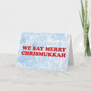 Cartes Pour Fêtes Annuelles joyeux chrismukah