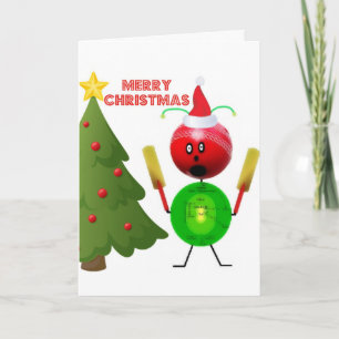 Cartes Pour Fêtes Annuelles Joyeux cricket de Noël
