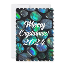 Joyeux Crystalmas 2024 Cristal de Labradorite Bleu