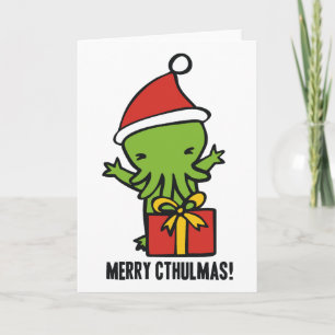 Cartes Pour Fêtes Annuelles Joyeux Cthulmas