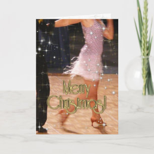 Cartes Pour Fêtes Annuelles Joyeux danseurs de Noël PERSONNALISÉS