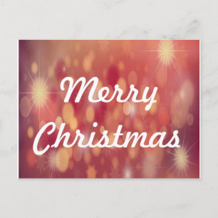 Cartes Pour Fêtes Annuelles joyeux décor rouge de noël
