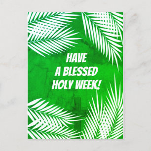 Cartes Pour Fêtes Annuelles Joyeux dimanche des Palmiers et la Semaine Sainte