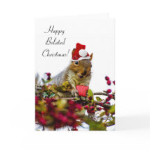 Joyeux écureuil de Noël