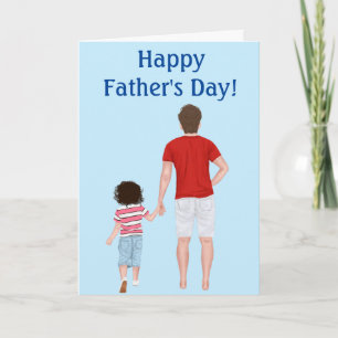 Cartes Pour Fêtes Annuelles Joyeux enfant personnalisé Fête des pères