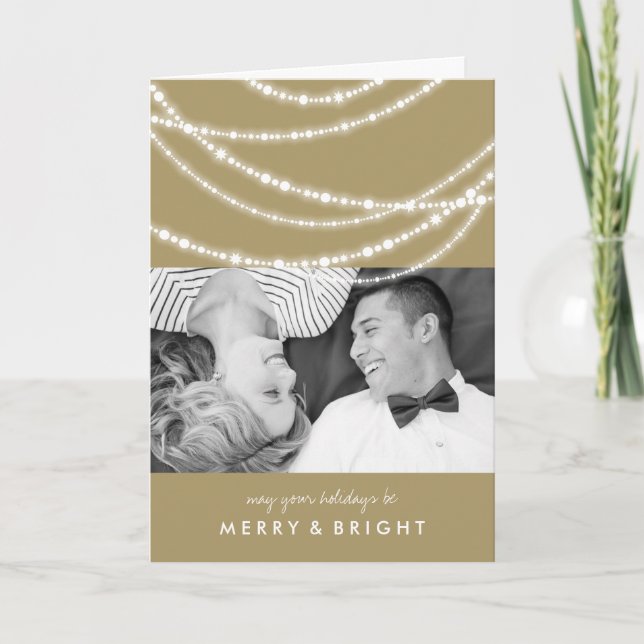 Cartes Pour Fêtes Annuelles Joyeux et brillant feu de Noël (Devant)