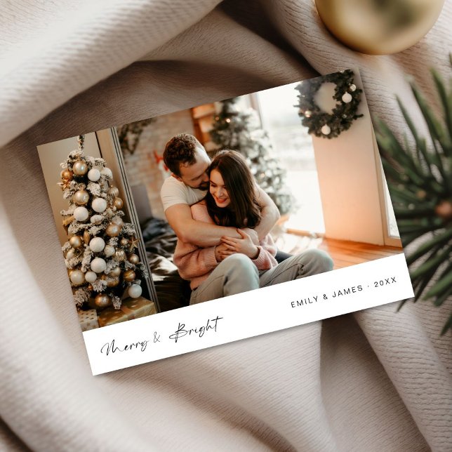 Cartes Pour Fêtes Annuelles Joyeux et brillant nouveau marié premier Noël mari (Créateur téléchargé)