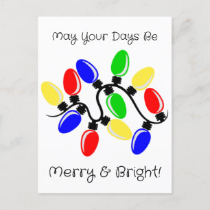 Cartes Pour Fêtes Annuelles Joyeux et lumineux