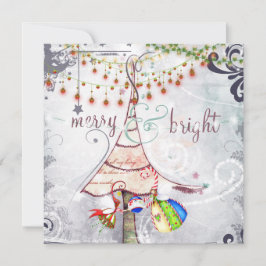 Cartes Pour Fêtes Annuelles Joyeux et lumineux Noël Arbre de Noël