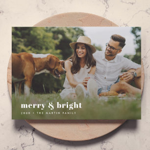 Cartes Pour Fêtes Annuelles Joyeux et lumineux   Photographies modernes et élé