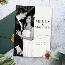 Joyeux et marié photo Noël