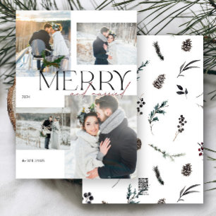 Cartes Pour Fêtes Annuelles Joyeux et mariés mariés 4 Photo
