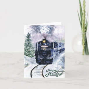 Cartes Pour Fêtes Annuelles Joyeux Express du Nord