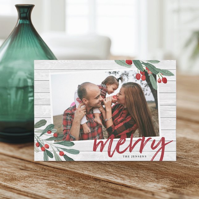 Cartes Pour Fêtes Annuelles Joyeux | Ferme Holly Photo (Créateur téléchargé)