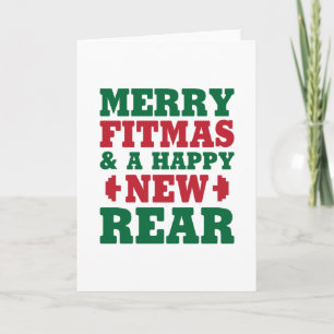 Cartes Pour Fêtes Annuelles Joyeux Fitmas