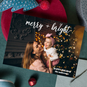 Cartes Pour Fêtes Annuelles Joyeux foyer lumineux Moderne tendance Photo de No