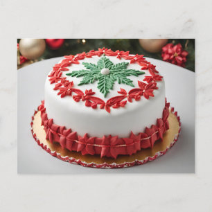 Cartes Pour Fêtes Annuelles Joyeux gâteau de Noël