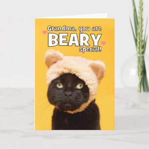 Cartes Pour Fêtes Annuelles Joyeux grand-parents Jour grand-mère Chat