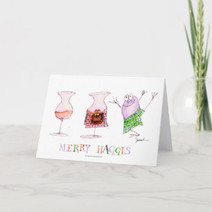 Cartes Pour Fêtes Annuelles joyeux haggis