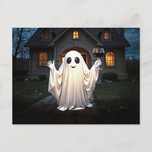 Cartes Pour Fêtes Annuelles Joyeux Halloween Ghost Cute
