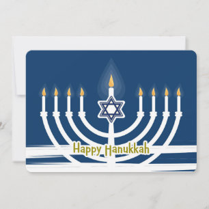 Cartes Pour Fêtes Annuelles Joyeux Hanukkah
