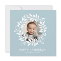 joyeux hanukkah floral