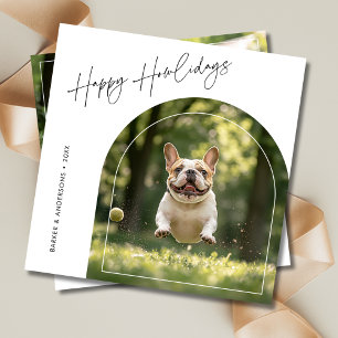 Cartes Pour Fêtes Annuelles Joyeux Howlidays Arch Chig Photo Noël