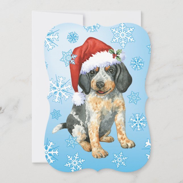 Cartes Pour Fêtes Annuelles Joyeux Howlidays Bluetick (Devant)