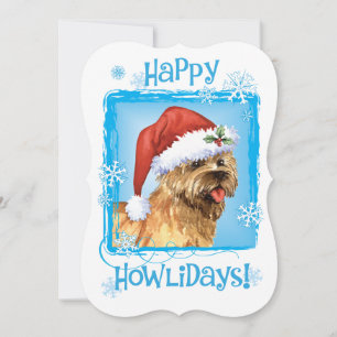Cartes Pour Fêtes Annuelles Joyeux Howlidays Cairn Terrier