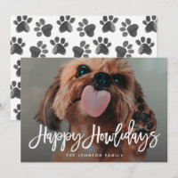 Joyeux Howlidays Photo de Noël pour animaux