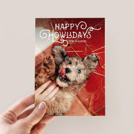 Cartes Pour Fêtes Annuelles Joyeux Howlidays | Photo pour animaux