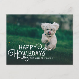 Cartes Pour Fêtes Annuelles Joyeux Howlidays | Photo pour animaux
