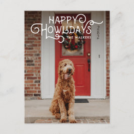 Cartes Pour Fêtes Annuelles Joyeux Howlidays | Photo pour animaux