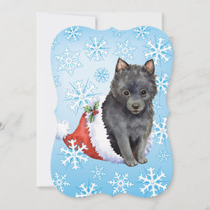 Cartes Pour Fêtes Annuelles Joyeux Howlidays Schipperke