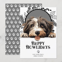 Joyeux Howlidays Tibétain Terrier Chien Noël