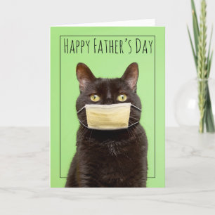 Cartes Pour Fêtes Annuelles Joyeux Humour de masques de Fête des pères