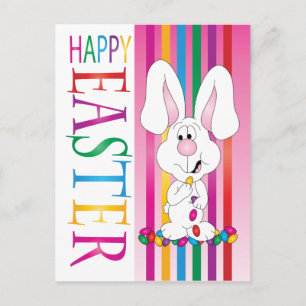 Cartes Pour Fêtes Annuelles Joyeux Jelly Bean Bunny de Pâques