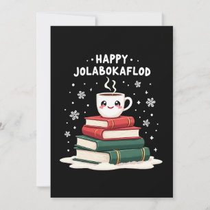 Cartes Pour Fêtes Annuelles Joyeux Jolabokaflod Famille Célébration Cadeau