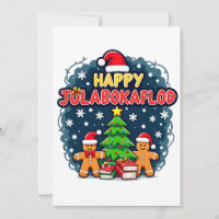 Joyeux Jolabokaflod Famille Célébration Cadeau