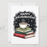 Joyeux Jolabokaflod Famille Célébration Cadeau