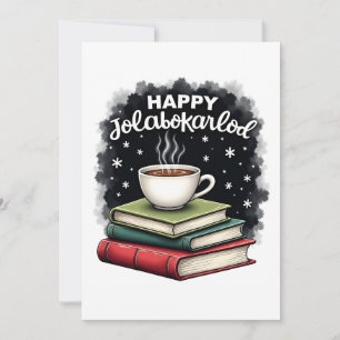 Cartes Pour Fêtes Annuelles Joyeux Jolabokaflod Famille Célébration Cadeau