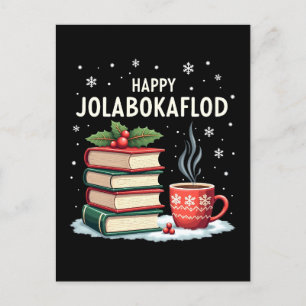 Cartes Pour Fêtes Annuelles Joyeux Jolabokaflod Famille Célébration Cadeau